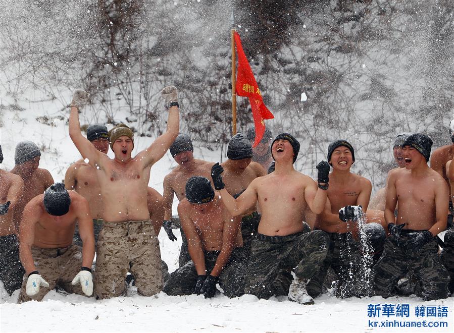 （国际）（7）韩美举行极寒雪地联合训练