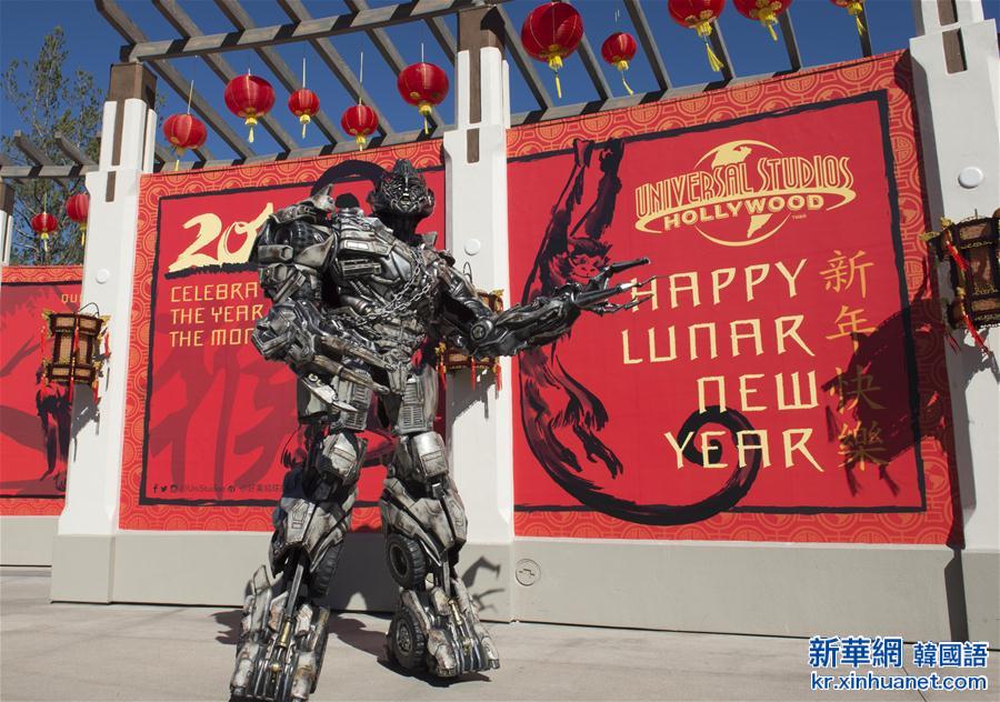 （国际）（1）好莱坞环球影城庆祝中国新年