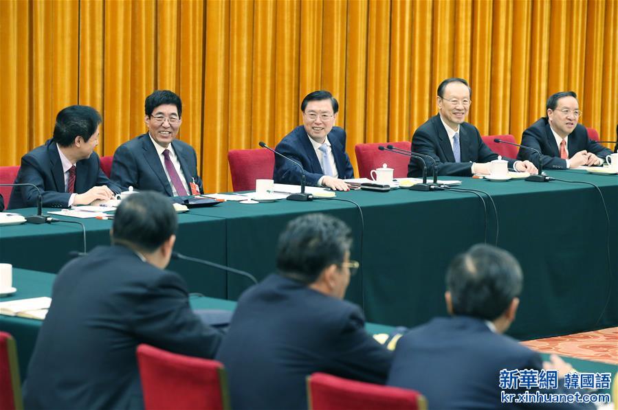 （两会）张德江参加吉林代表团审议