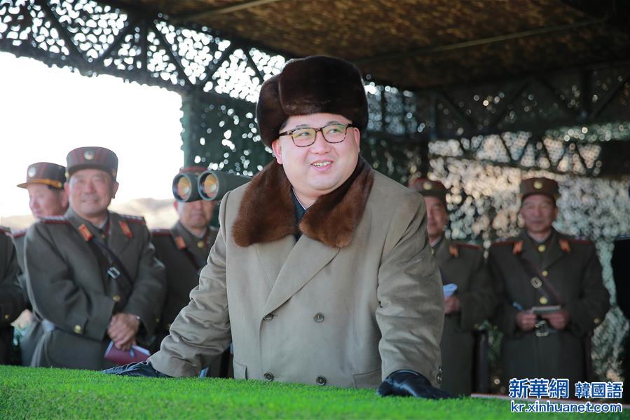 （國際）（1）金正恩指導朝鮮人民軍進行登陸及反登陸演習 
