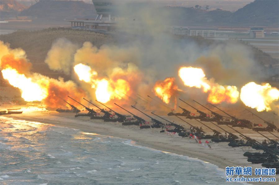 （国际）（4）朝鲜举行史上最大规模炮兵训练