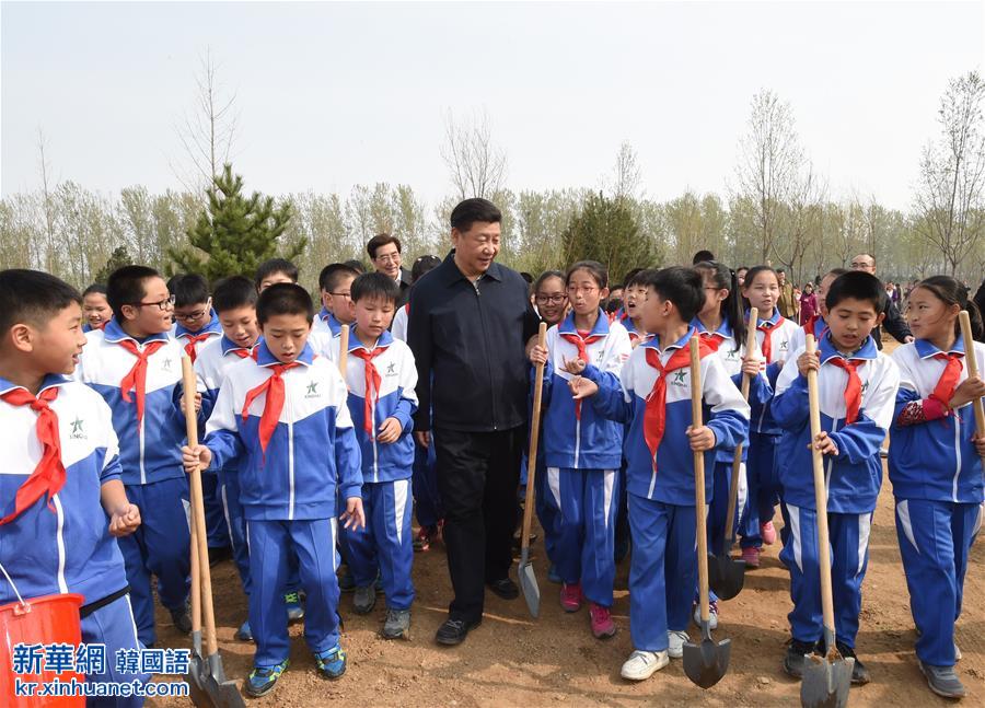 （时政）（3）党和国家领导人参加首都义务植树活动