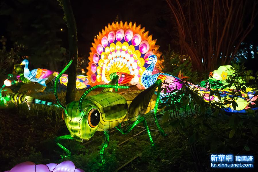 （XHDW）（2）中国彩灯节在布达佩斯动物园开幕