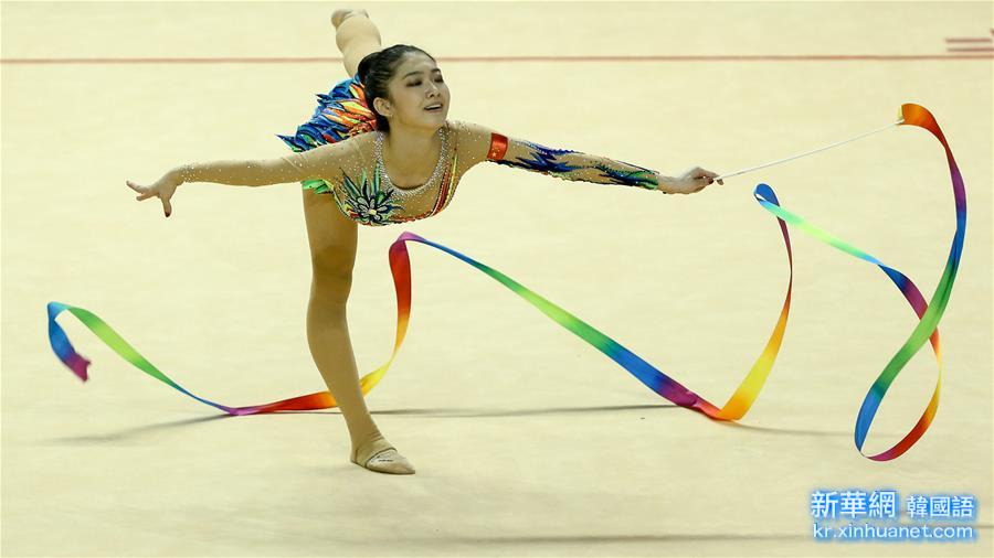 （体育）（1）艺术体操——全国个人冠军赛：刘佳慧获成年个人全能赛亚军
