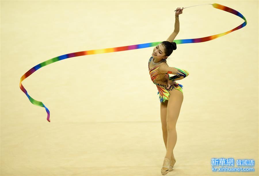 （体育）（9）艺术体操——全国个人冠军赛：刘佳慧获成年个人全能赛亚军