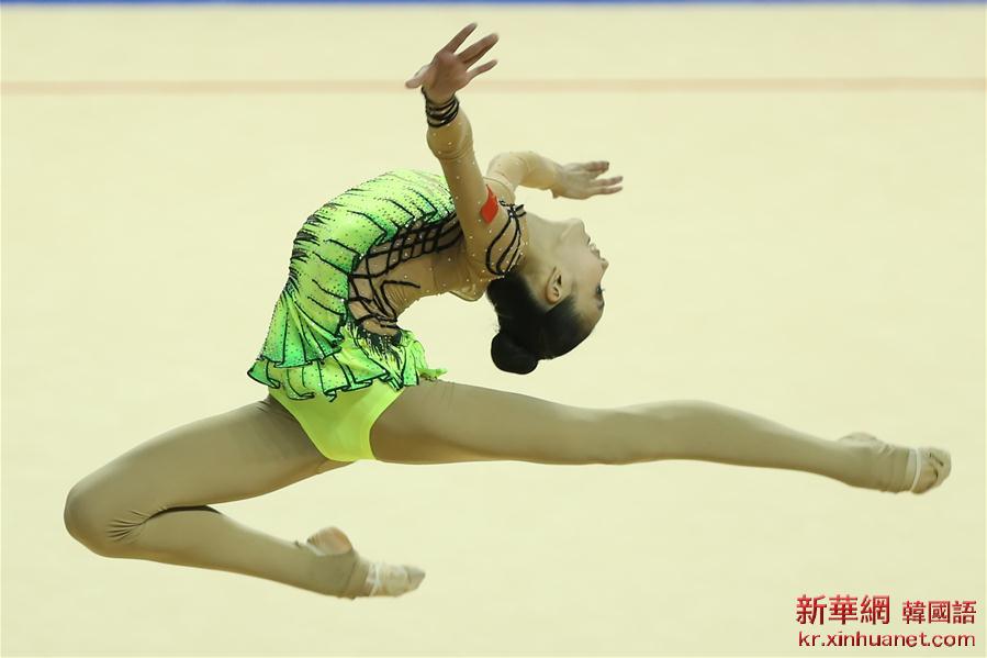 （体育）（1）艺术体操——全国冠军赛：栗慧琳获少年个人全能冠军