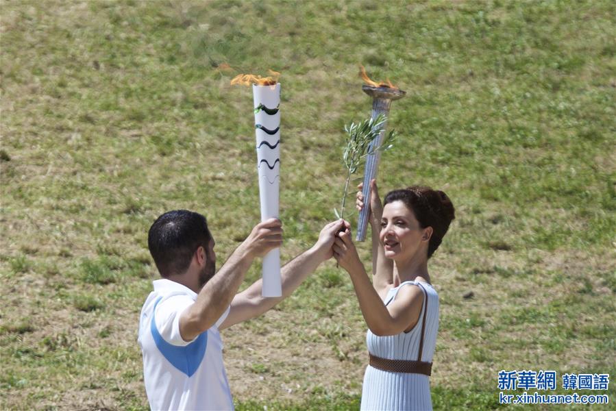 （里约奥运会）（23）里约奥运会举行圣火采集仪式彩排