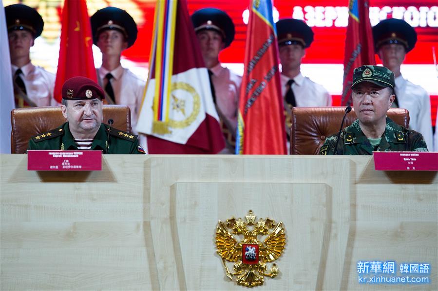 （国际）（1）中俄“合作－2016”联合反恐训练举行启动仪式