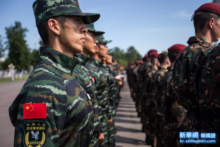 （国际）（3）中俄“合作－2016”联合反恐训练举行启动仪式