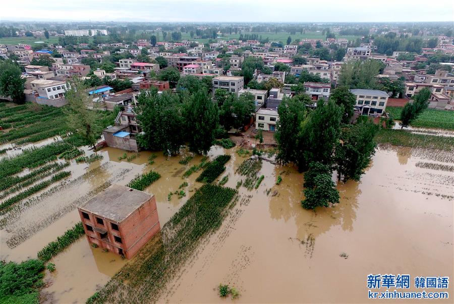 （抗洪救灾）（1）河南安阳遭遇强降雨 9.8万人紧急转移
