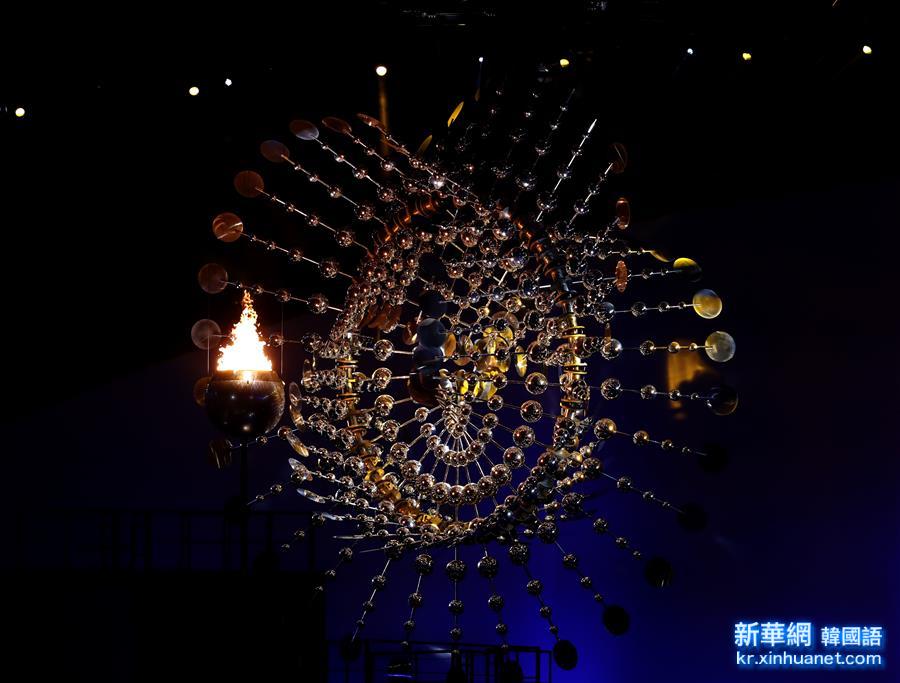（里约奥运会）主火炬被点燃