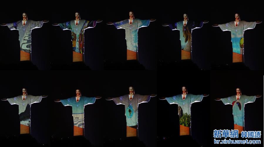 （里约奥运会）（1）耶稣像换装迎奥运