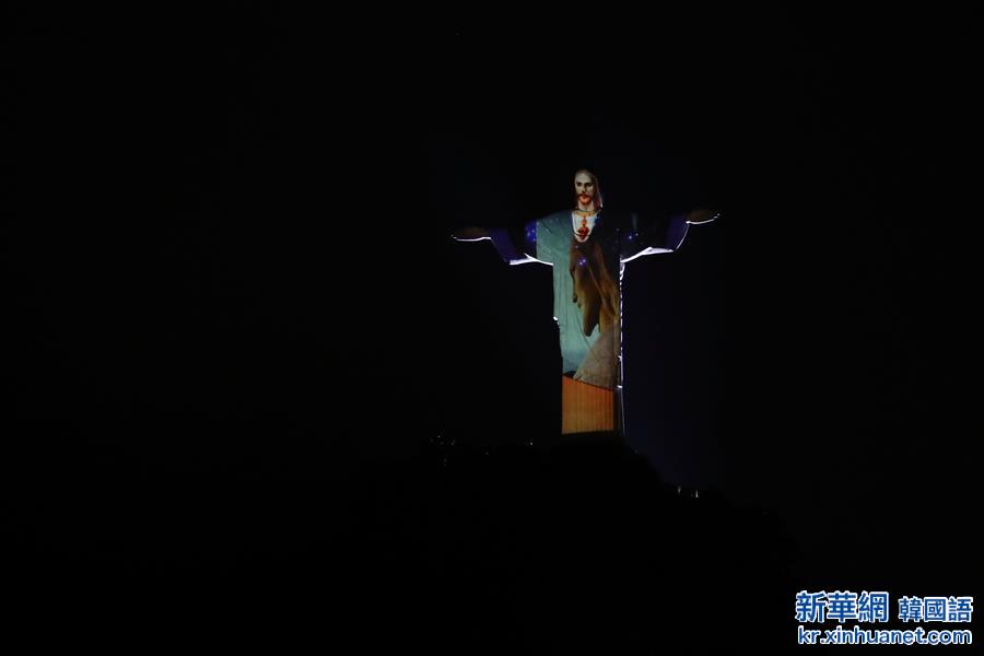（里约奥运会）（4）耶稣像换装迎奥运