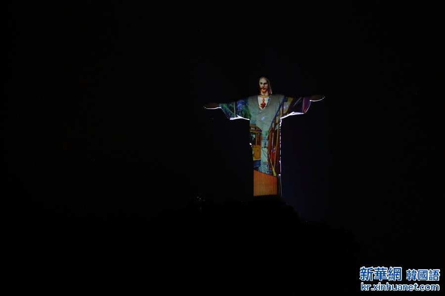 （里约奥运会）（11）耶稣像换装迎奥运