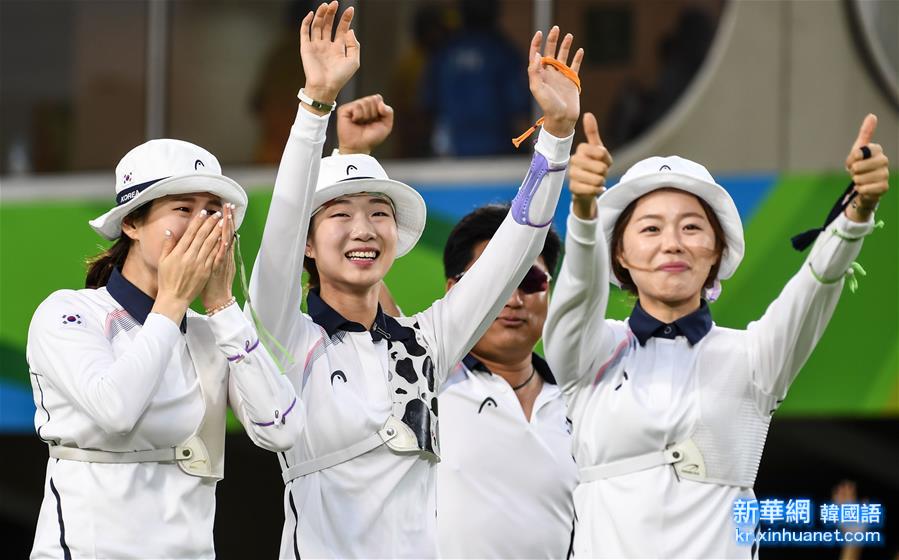 （里约奥运会·夺冠一刻）（16）射箭——韩国女团夺冠