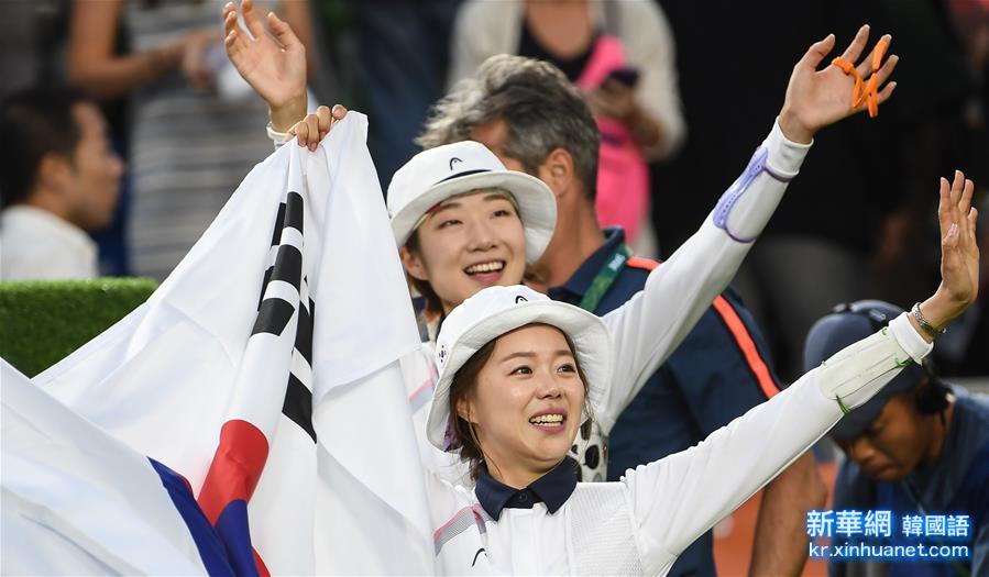 （里约奥运会·夺冠一刻）（18）射箭——韩国女团夺冠