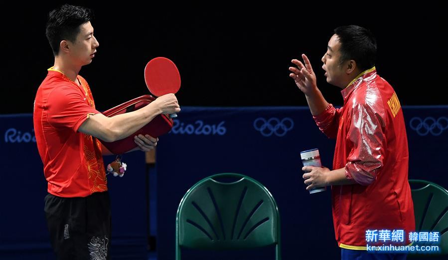 （裏約奧運會）（10）乒乓球——中國選手馬龍成功晉級