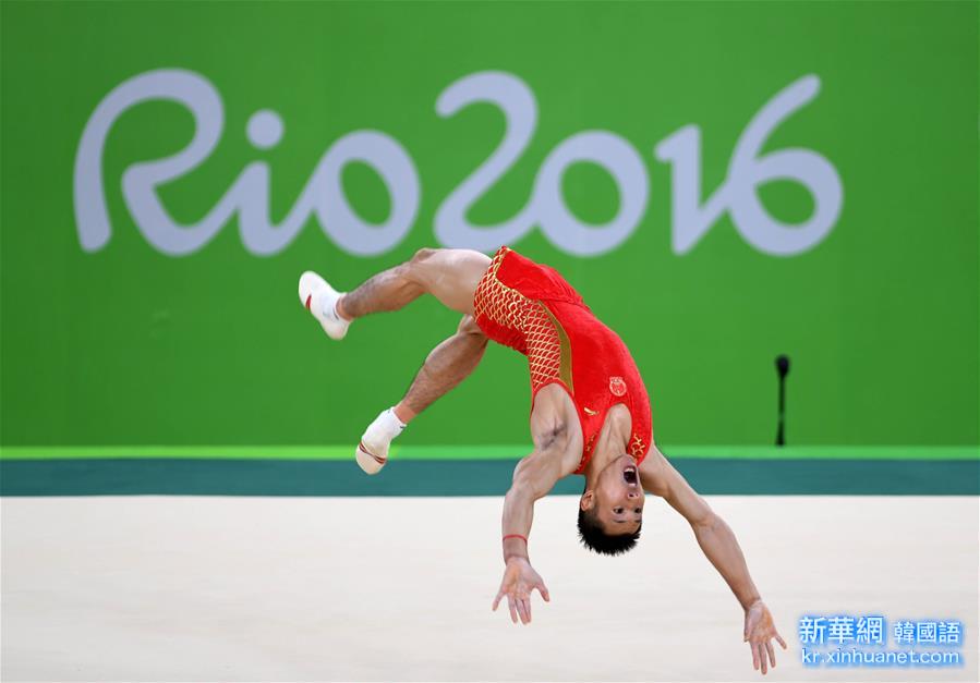 （里约奥运会）（11）体操——男子团体决赛：中国队获铜牌