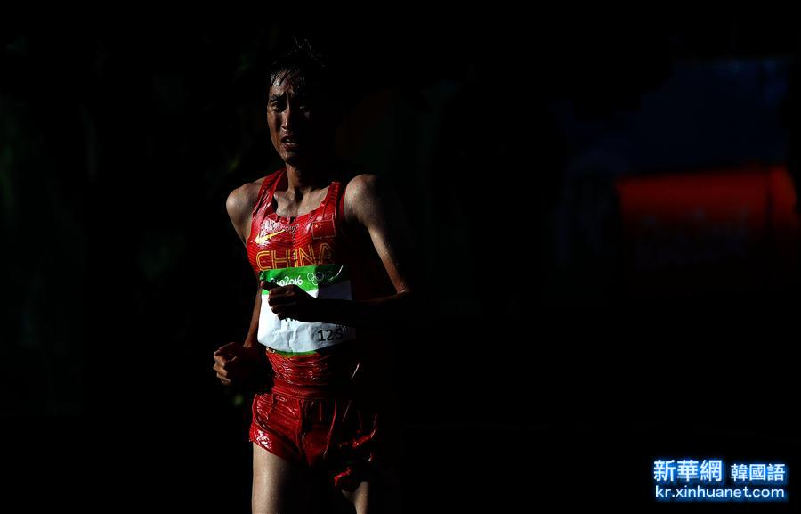 （里约奥运会）（4）田径——男子20公里竞走：中国选手王镇夺冠 