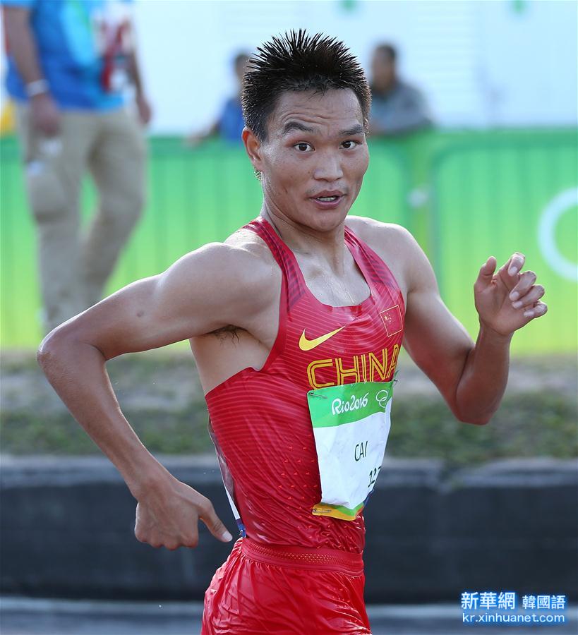 （裏約奧運會）（1）田徑——男子20公里競走：蔡澤林獲亞軍