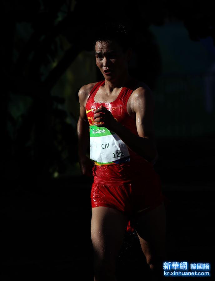 （里约奥运会）（5）田径——男子20公里竞走：蔡泽林获亚军