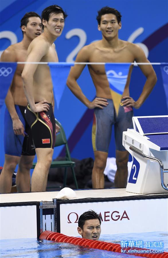 （裏約奧運會）（1）游泳——男子4x100米混合泳接力：中國隊成績被取消