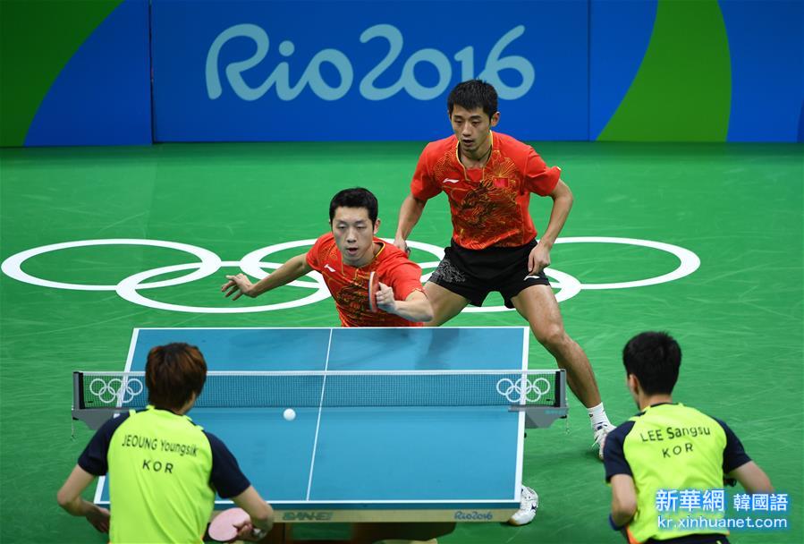 （裏約奧運會）（8）乒乓球——中國男團晉級決賽