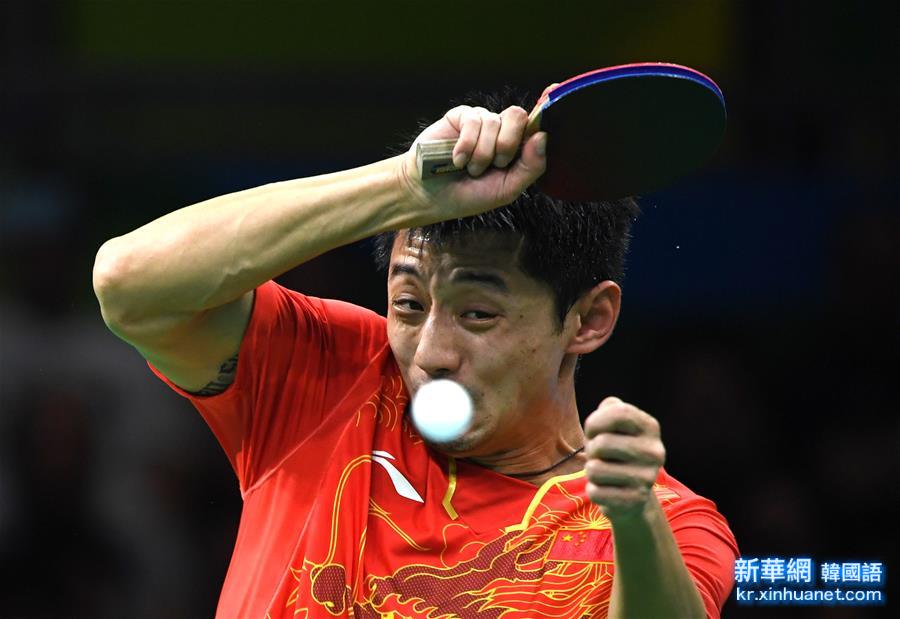 （裏約奧運會）（14）乒乓球——中國男團晉級決賽