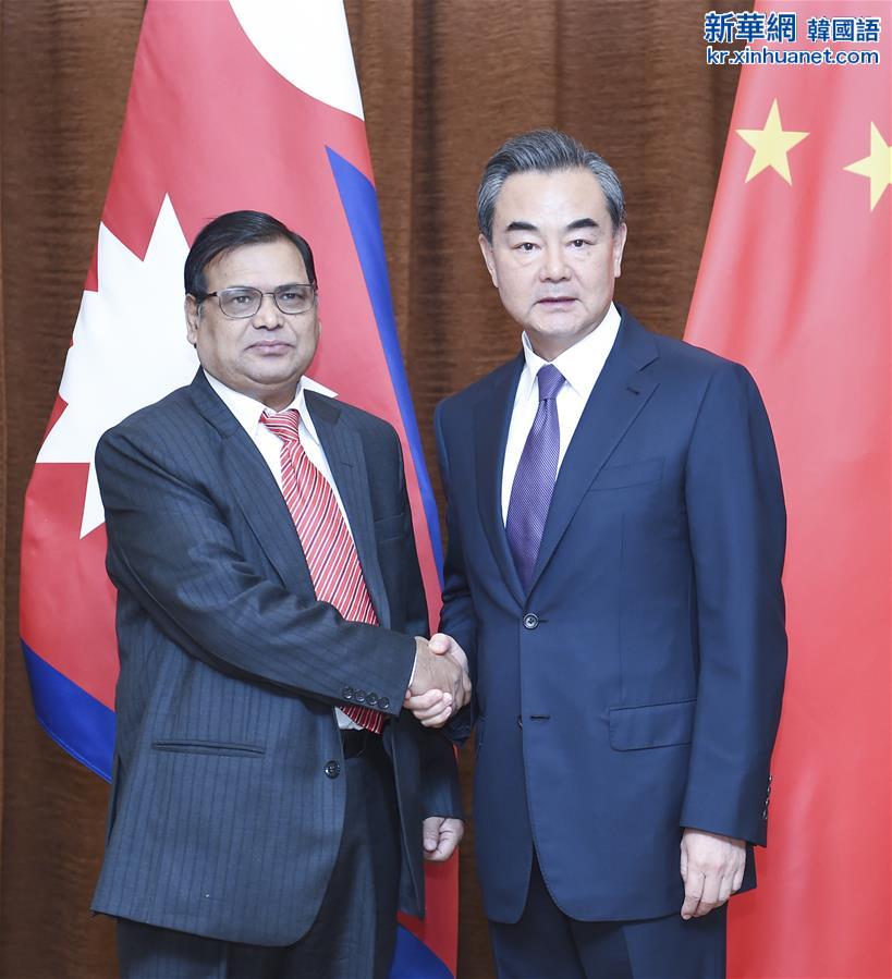 （XHDW）王毅会见尼泊尔总理特使、副总理兼财长马哈拉