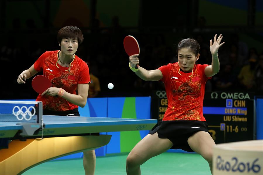 （里约奥运会）（14）乒乓球——中国女队夺金