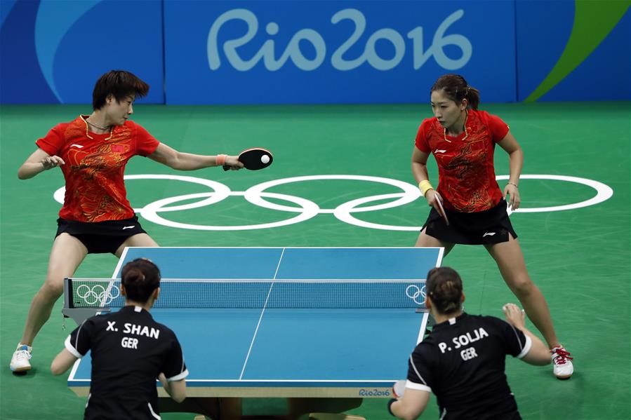 （里约奥运会）（13）乒乓球——中国女队夺金