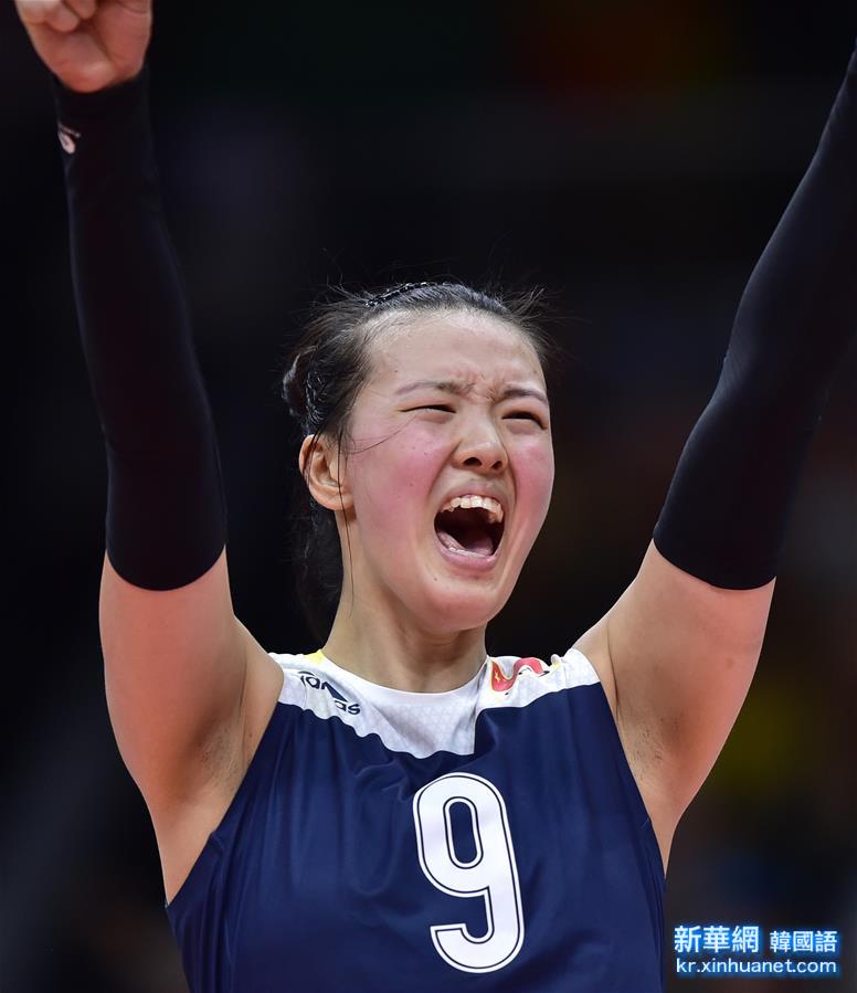 （裏約奧運會）（26）排球——女排：中國隊晉級四強