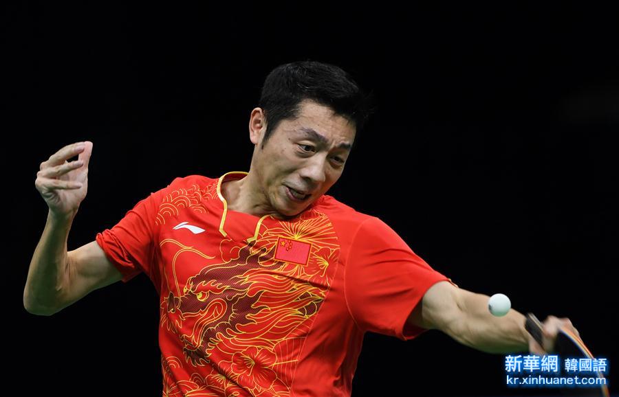 （裏約奧運會）（9）乒乓球——中國男隊奪金