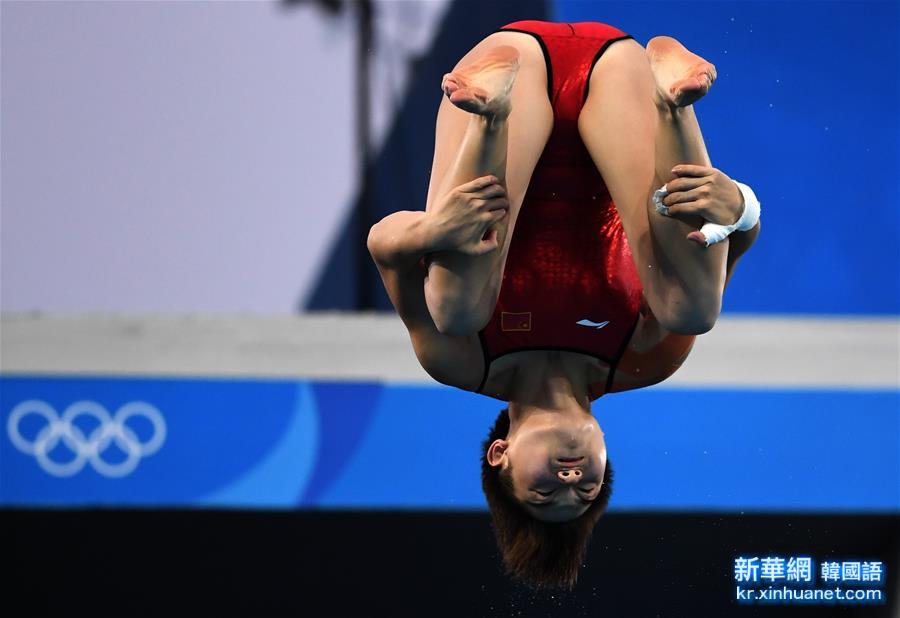 （里约奥运会）（14）跳水——女子十米跳台：中国选手包揽金银牌
