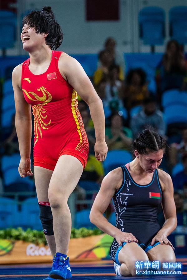 （里约奥运会）（8）摔跤——女子自由式75公斤级：中国选手获铜牌