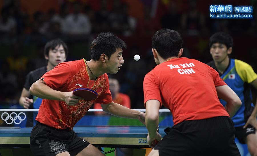 （裏約奧運會）（32）乒乓球——中國男隊奪金