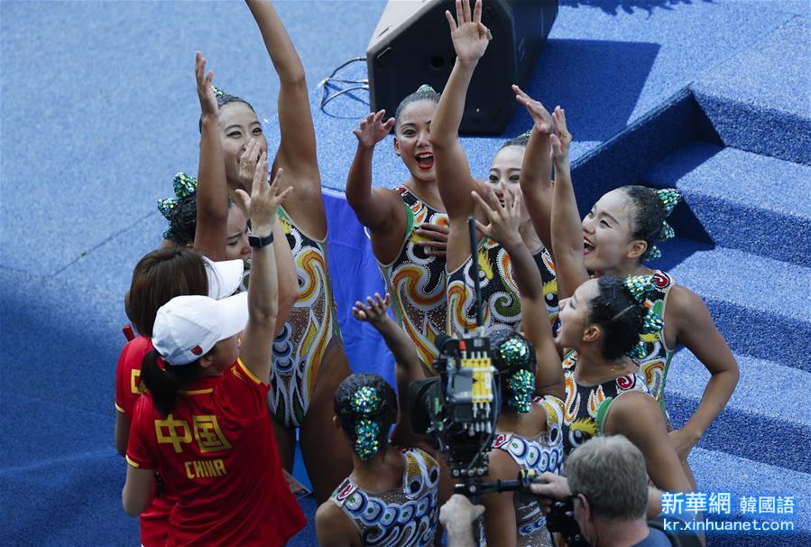 （里约奥运会）（5）花样游泳——中国队获集体自由自选决赛银牌