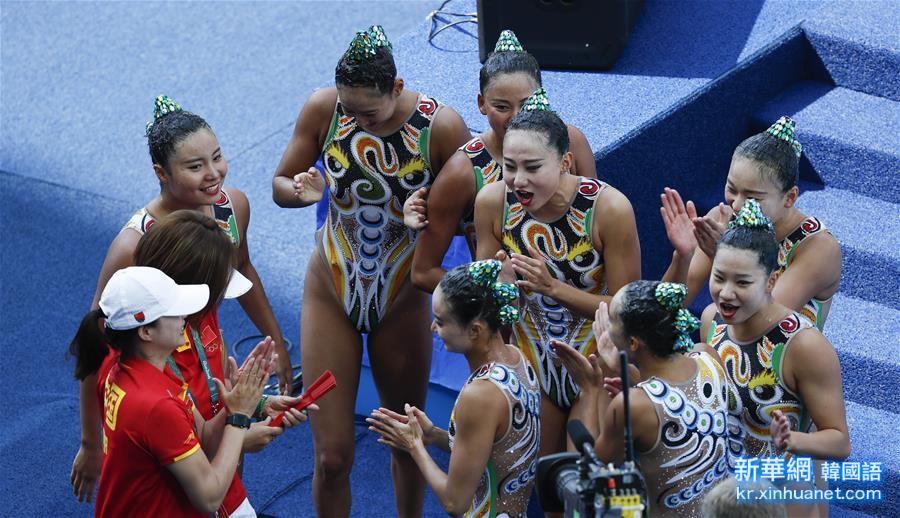 （里约奥运会）（4）花样游泳——中国队获集体自由自选决赛银牌