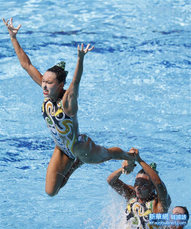 （裏約奧運會）（3）花樣游泳——中國隊獲集體自由自選決賽銀牌