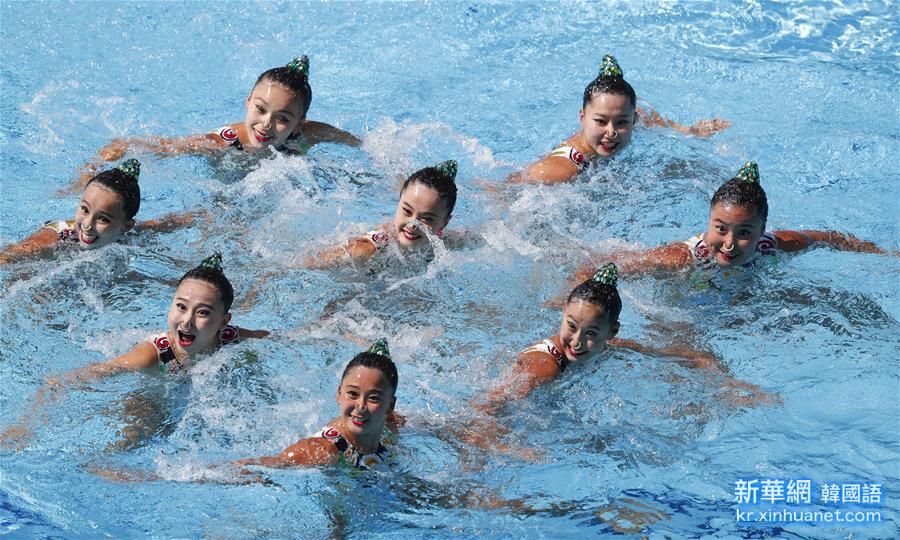 （里约奥运会）（6）花样游泳——中国队获集体自由自选决赛银牌