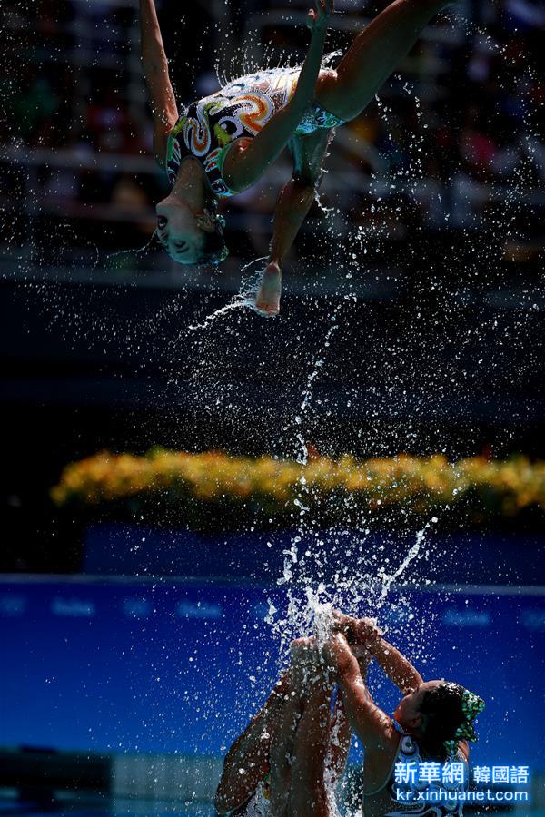 （里约奥运会）（10）花样游泳——中国队获集体自由自选决赛银牌