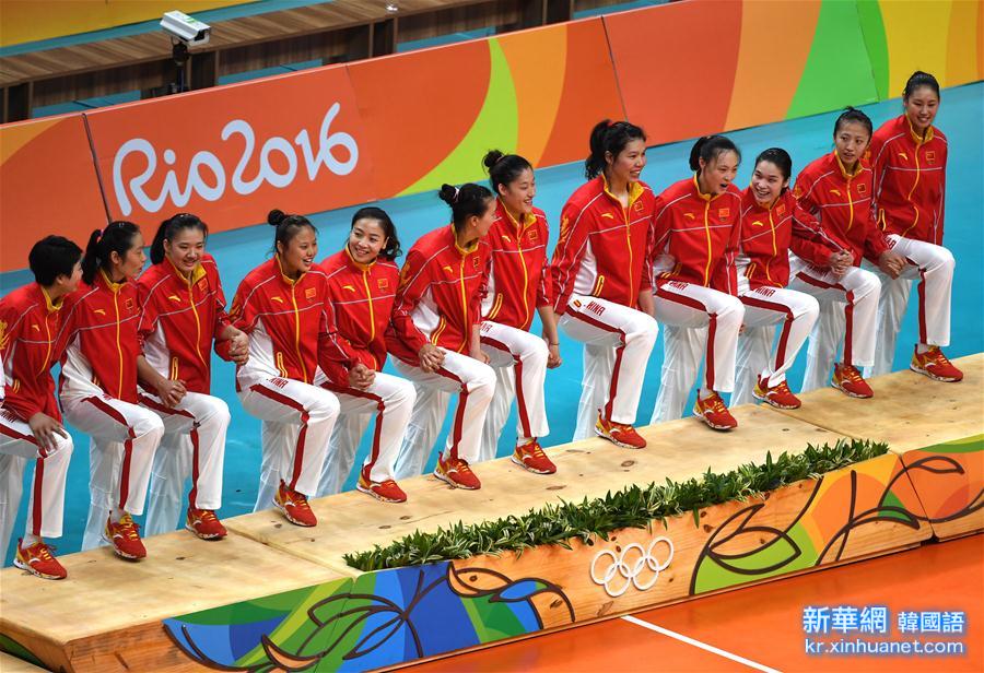 （里约奥运会·领奖台）（6）排球——中国女排夺冠
