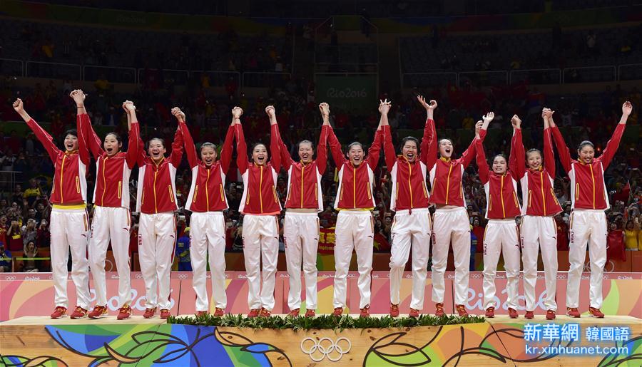 （里约奥运会·领奖台）（10）排球——中国女排夺冠