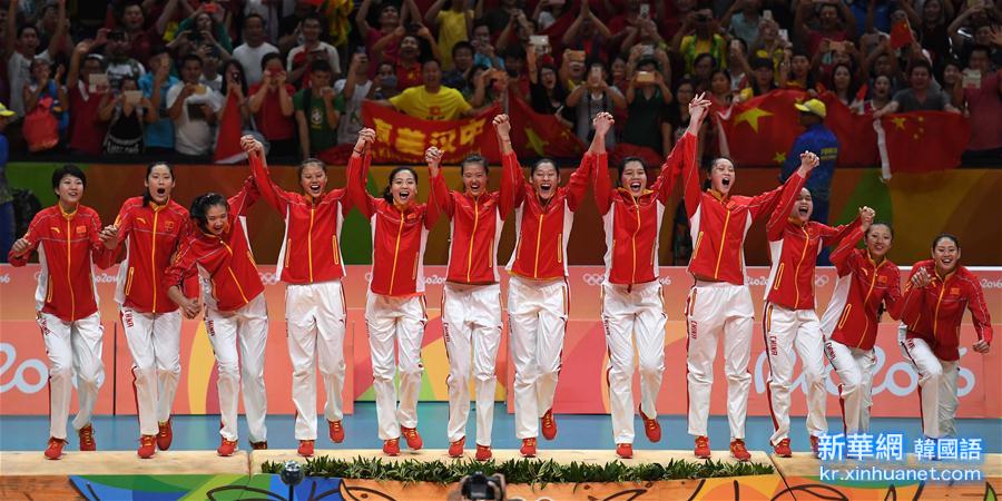 （里约奥运会·领奖台）（12）排球——中国女排夺冠
