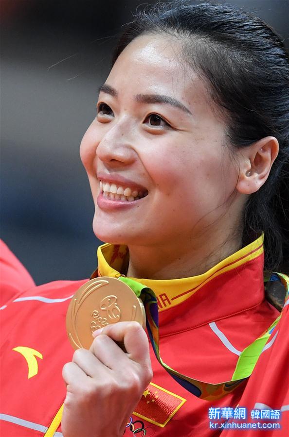 （里约奥运会·领奖台）（26）排球——中国女排夺冠