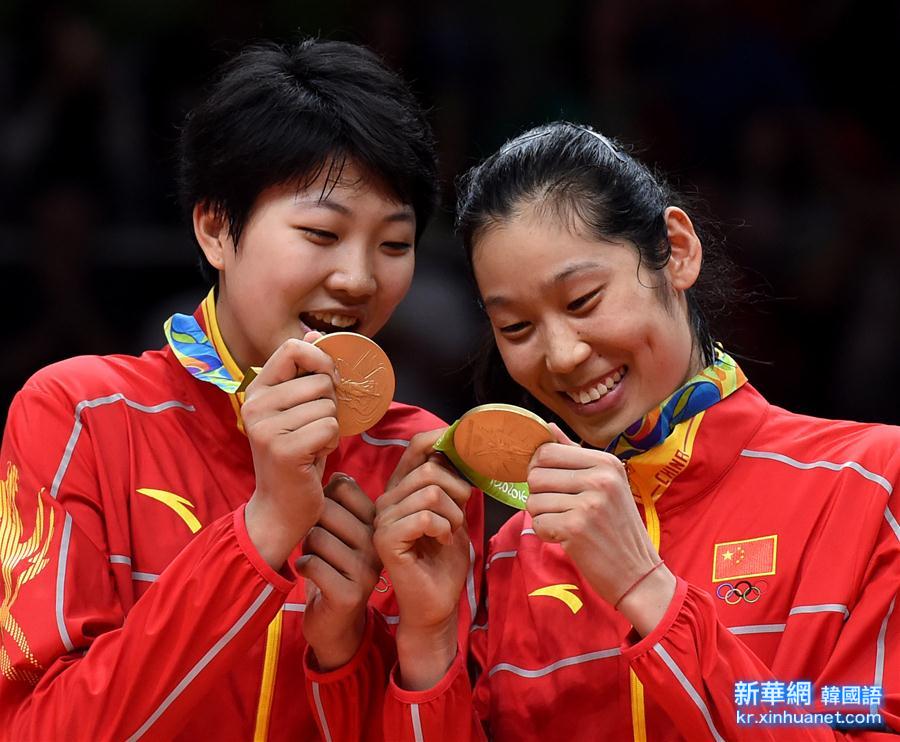 （里约奥运会·领奖台）（30）排球——中国女排夺冠
