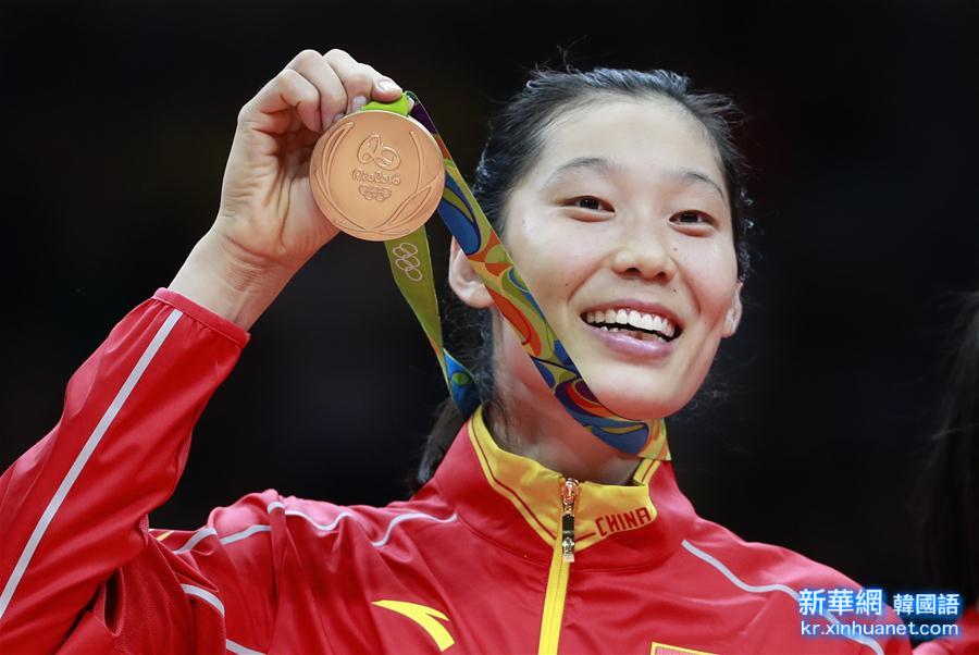（里约奥运会·领奖台）（31）排球——中国女排夺冠