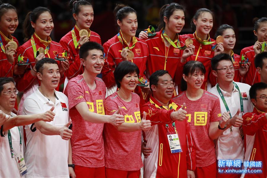 （里约奥运会·领奖台）（32）排球——中国女排夺冠