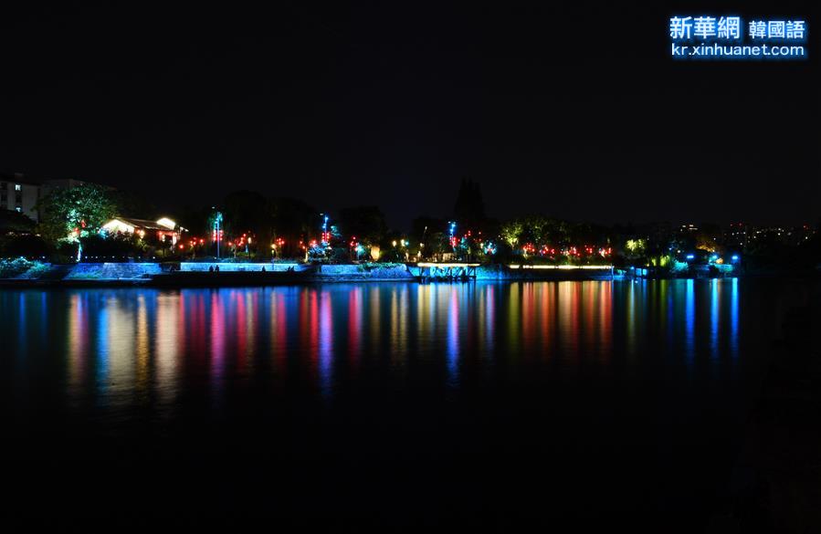 （聚焦G20）（2）京杭大运河杭州段夜景璀璨