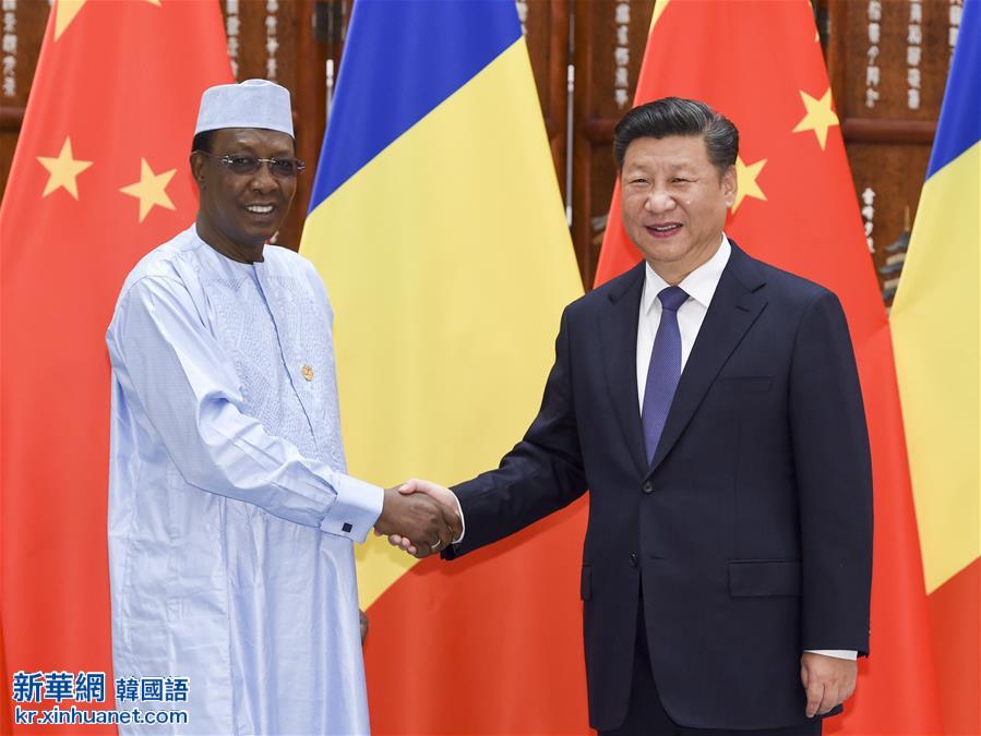 （杭州G20·时政）习近平会见乍得总统代比